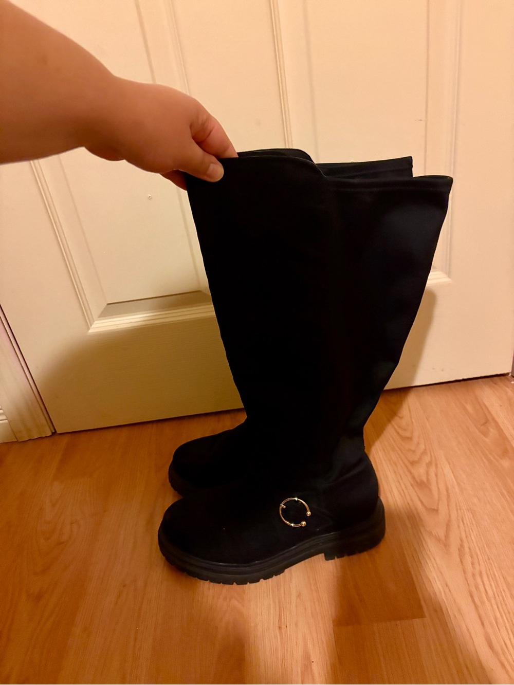 Pennington Women’s Wide Width Black Knee-High Boots